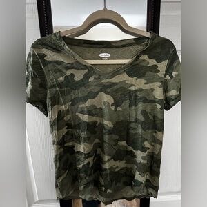 Old Navy Green Short Sleeve T-Shirt